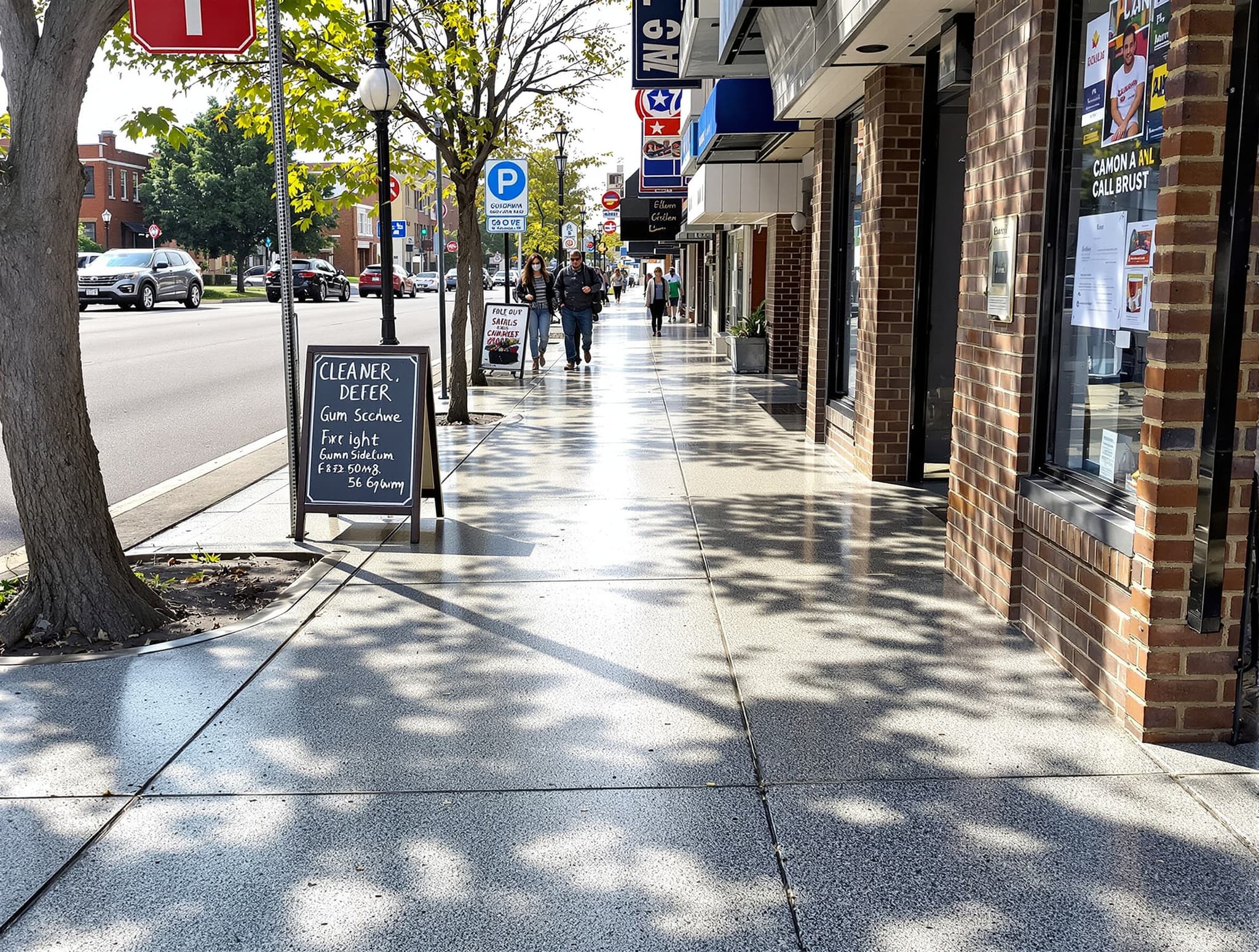 After — Hicksville — concrete walkways + driveway